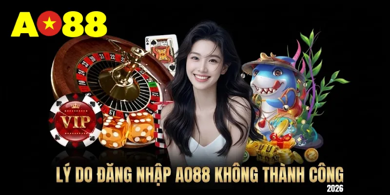 Những lý do khiến Đăng nhập AO88 không thành công